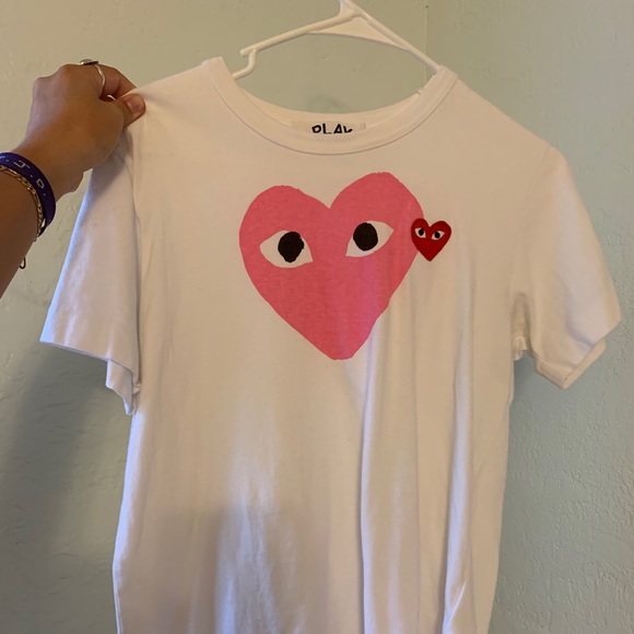 Comme des Garcons Tops - Comme Des Garcons Heart T-shirt